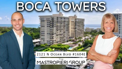 Boca Towers Boca Raton Property Tour | 2121 N Ocean Blvd Unit 1604E